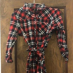 Plaid Tunic